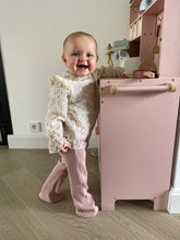Load image into Gallery viewer, Kletskouz - Rib flared roze
